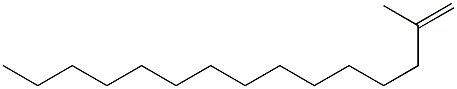 2-METHYLPENTADEC-1-ENE Struktur