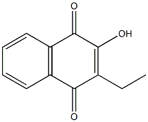 2-HYDROXY-3-ETHYL-1,4-NAPHTOQUINONE Struktur