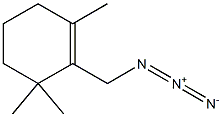 2-Azidomethyl-1,3,3-trimethyl-cyclohexene Struktur