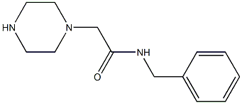 Piperazino-acetic acid-benzylamide Struktur