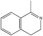 1-methyl-3,4-dihydroisoquinoline Struktur