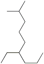 2-methyl-6-ethylnonane Struktur