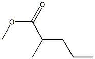 methyl 2-methyl-2-pentenoate Struktur