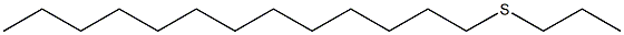 propyl tridecyl sulfide Struktur