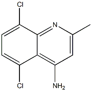 4-AMINO-5,8-DICHLOROQUINALDINE Struktur