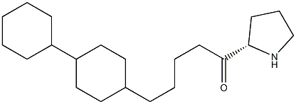 4-BUTYL-4''-PROPYL-1,1''-BI(CYCLOHEXYL) Struktur