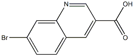 7-BROMO-3-QUINOLINECARBOXYLIC ACID Struktur