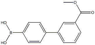 3'-(methoxycarbonyl)biphenyl
-4-ylboronic acid Struktur