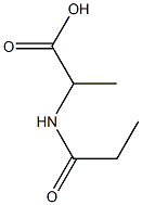 2-(PROPIONYLAMINO)PROPANOIC ACID Struktur