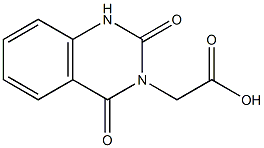 (2,4-DIOXO-1,4-DIHYDROQUINAZOLIN-3(2H)-YL)ACETIC ACID Struktur