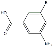 3-BROMO-5-AMINOBENZOIC ACID Struktur