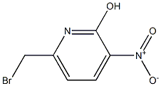 6-BROMOMETHYL-2-HYDROXY-3-NITRO-PYRIDINE Struktur