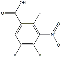 2,4,5-TRIFLUORONITROBENZOIC ACID Struktur