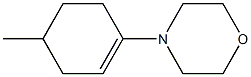 1-MORPHOLINO-4-METHYLCYCLOHEX-1-ENE Struktur