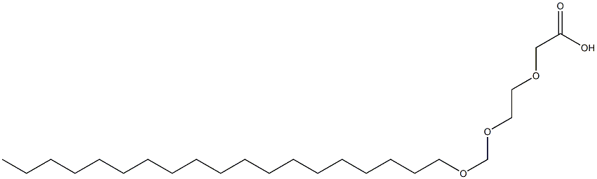 3,6,8-TRIOXAHEPTACOSANOIC ACID Struktur