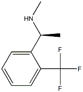 (S)-N-{1-[2-(TRIFLUOROMETHYL)PHENYL]ETHYL}METHYLAMINE Struktur