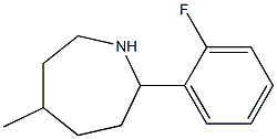 2-(2-FLUOROPHENYL)-5-METHYLAZEPANE Struktur