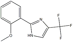 2-(2-METHOXY-PHENYL)-4-TRIFLUOROMETHYL-1H-IMIDAZOLE Structure