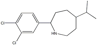 2-(3,4-DICHLOROPHENYL)-5-ISOPROPYLAZEPANE Struktur