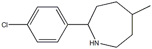 2-(4-CHLOROPHENYL)-5-METHYLAZEPANE Struktur