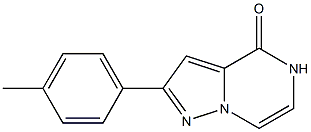 2-(4-METHYL)-PHENYLPYRAZOLO[1,5-A]PYRAZIN-4(5H)-ONE Struktur