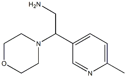 2-(6-METHYLPYRIDIN-3-YL)-2-MORPHOLIN-4-YLETHANAMINE Struktur