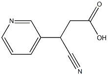 3-CYANO-3-PYRIDIN-3-YLPROPANOIC ACID Struktur