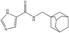 3H-IMIDAZOLE-4-CARBOXYLIC ACID (ADAMANTAN-1-YLMETHYL)-AMIDE Struktur