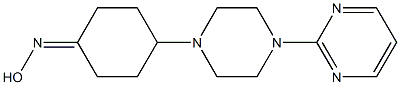 4-(4-PYRIMIDIN-2-YL-PIPERAZIN-1-YL)-CYCLOHEXANONE OXIME Struktur