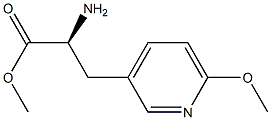 METHYL 3-(6-METHOXYPYRIDIN-3-YL)ALANINATE Struktur