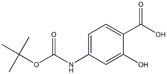 Boc-4-Amino Salicylic Acid Struktur