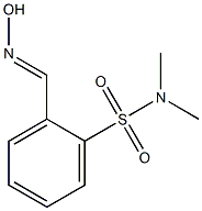 2-[(hydroxyimino)methyl]-N,N-dimethylbenzenesulfonamide Struktur