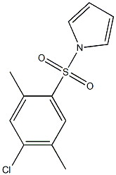 1-[(4-chloro-2,5-dimethylphenyl)sulfonyl]-1H-pyrrole Struktur