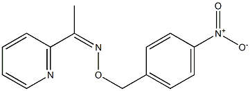 1-(2-pyridinyl)-1-ethanone O-(4-nitrobenzyl)oxime Struktur