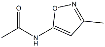 N-(3-methyl-5-isoxazolyl)acetamide Struktur