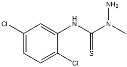 N1-(2,5-dichlorophenyl)-1-methylhydrazine-1-carbothioamide Struktur