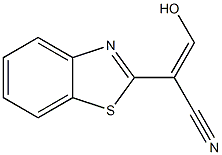 2-(1,3-benzothiazol-2-yl)-3-hydroxyacrylonitrile Struktur