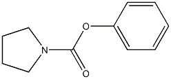 phenyl pyrrolidine-1-carboxylate Struktur