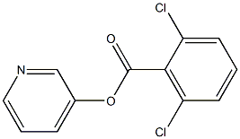 3-pyridyl 2,6-dichlorobenzoate Struktur