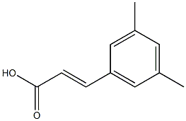 (E)-3-(3,5-dimethylphenyl)acrylic acid Struktur