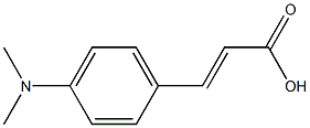 (E)-3-(4-(dimethylamino)phenyl)acrylic acid Struktur