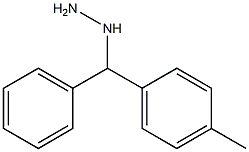 1-(phenyl(p-tolyl)methyl)hydrazine Struktur