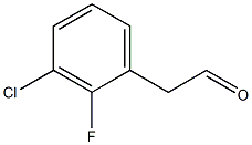 2-(3-chloro-2-fluorophenyl)acetaldehyde Struktur