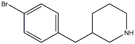 3-(4-bromobenzyl)piperidine Struktur