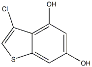 3-chlorobenzo[b]thiophene-4,6-diol Struktur