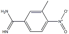 3-methyl-4-nitrobenzamidine Struktur