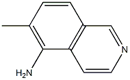 6-methylisoquinolin-5-amine Struktur