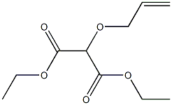 diethyl 2-(allyloxy)malonate Struktur