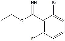 ethyl 2-bromo-6-fluorobenzimidate Struktur