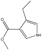 methyl 4-ethyl-1H-pyrrole-3-carboxylate Struktur